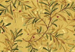 Pine Boughs Gold