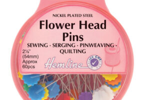 Hemline Flower Head Pins