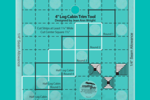 Log Cabin Trim Tool Ruler 4" CGRJAWMN4