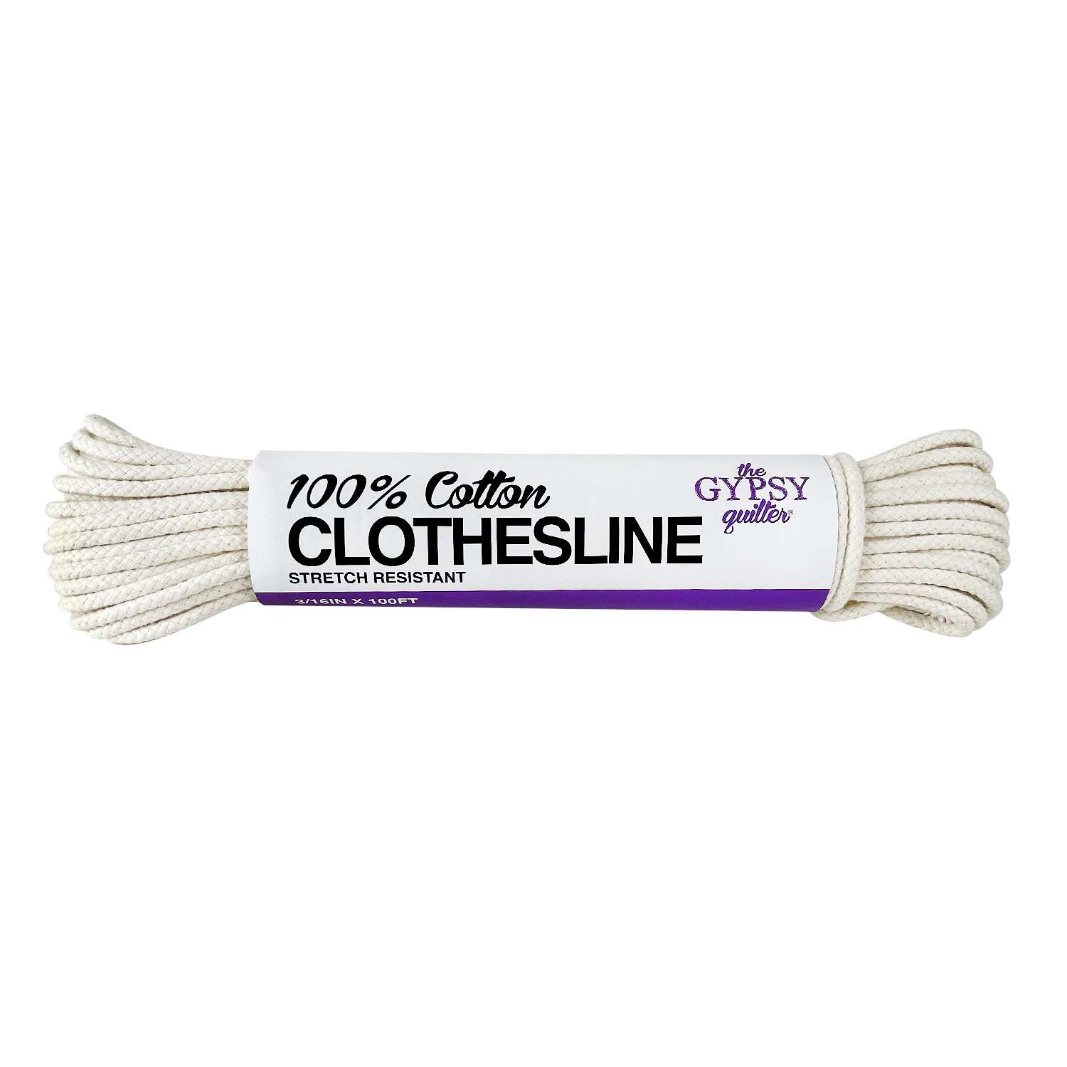 Cotton Clothesline Rope 100ft /30.5m - Widebacks