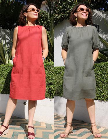 Rae Dress Pattern (Multi sizes 6-18) - Widebacks